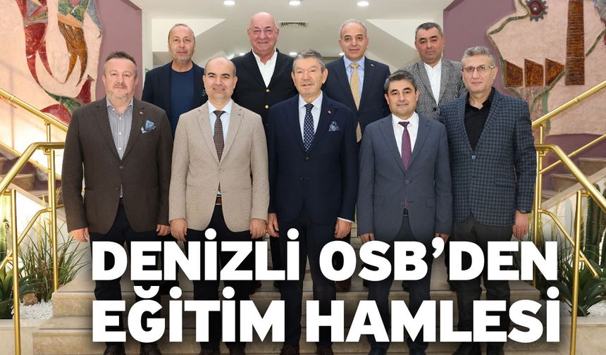 Denizli OSB’den eğitim hamlesi