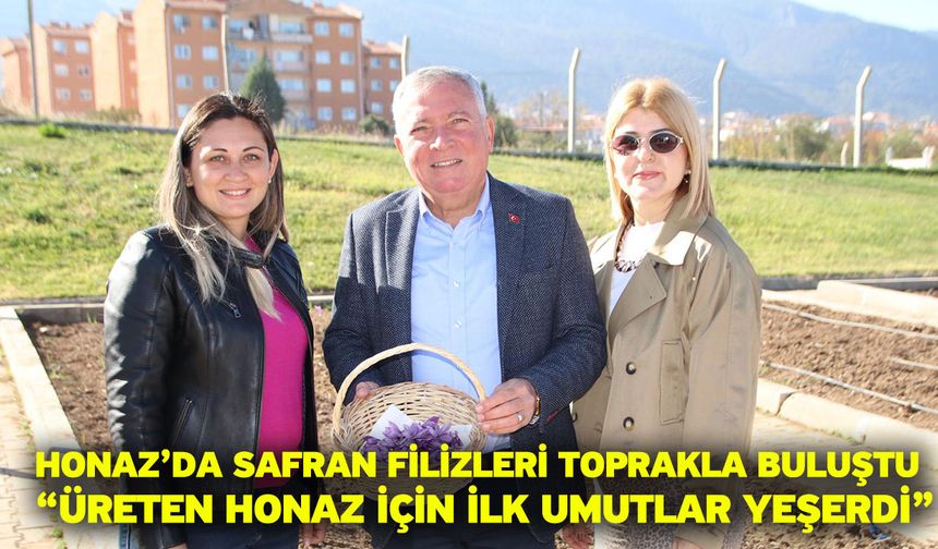 Honaz’da Safran Filizleri Toprakla Buluştu: “Üreten Honaz İçin İlk Umutlar Yeşerdi”
