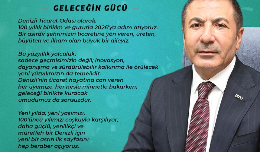 Denizli Ticaret Odası Yeni Yıl İlanı