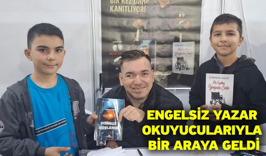Engelsiz yazar okuyucularıyla bir araya geldi