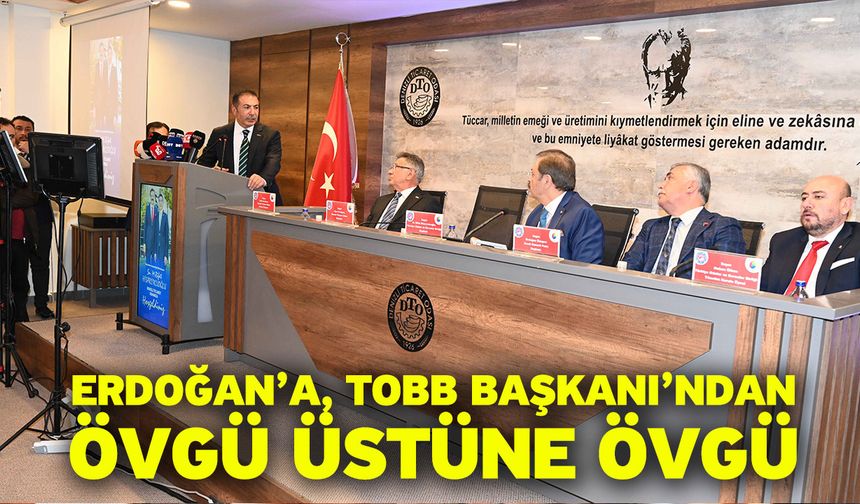 Hisarcıklıoğlu’na, DTO’da Coşkulu Karşılama