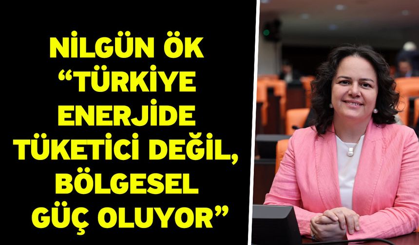 Nilgün Ök “Türkiye Enerjide Tüketici Değil, Bölgesel Güç Oluyor”