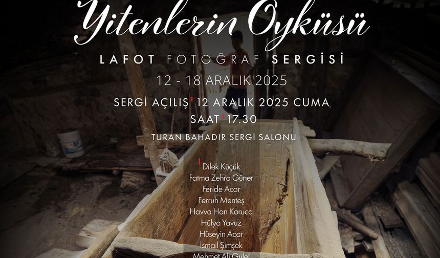 “Yitenlerin Öyküsü” Fotoğraf Sergisi 12 Aralık’ta açılıyor