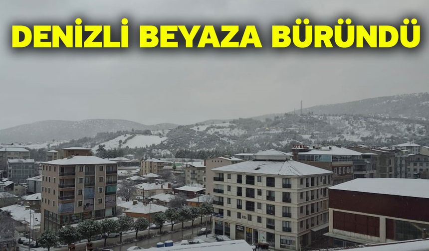 Denizli Beyaza Büründü
