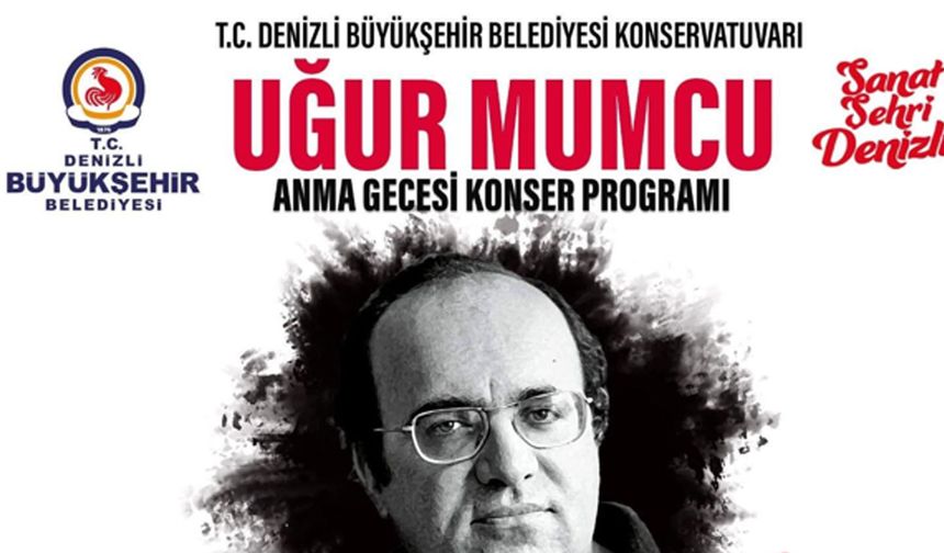 Denizli Büyükşehir Belediyesi’nden Uğur Mumcu anma gecesi