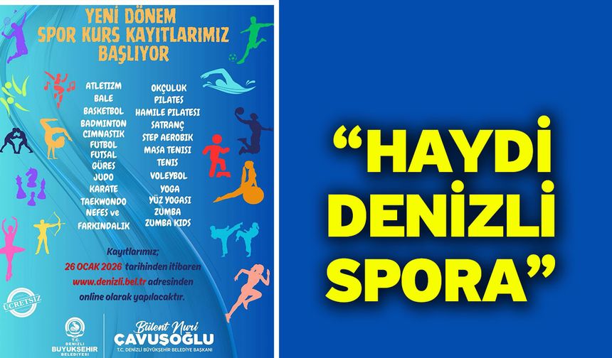 Spor kurslarında yeni dönem heyecanı başlıyor