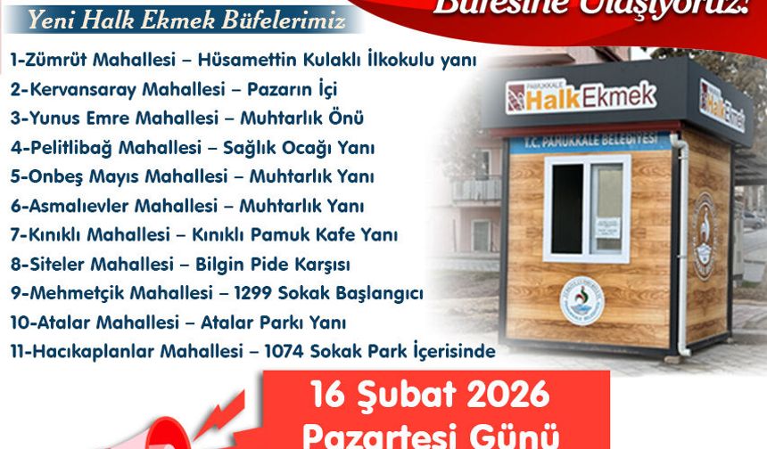 Pamukkale Belediyesi Halk Ekmek Reklamı