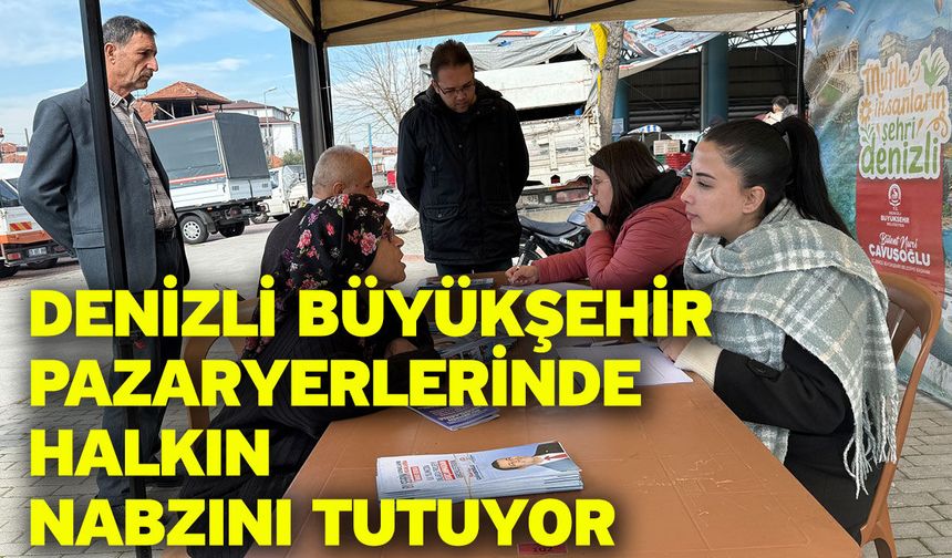 Büyükşehir Halkla İlişkiler ekipleri mahalle mahalle sahada