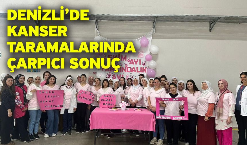 Denizli’de kanser taramalarında çarpıcı sonuç