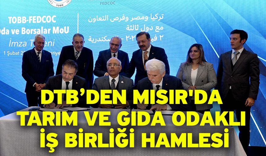 Tefenlili Kalyubiye Ticaret Odası’yla Protokol İmzaladı