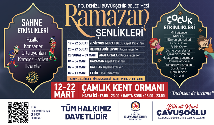 Denizli Büyükşehir Belediyesi Ramazan Ayı