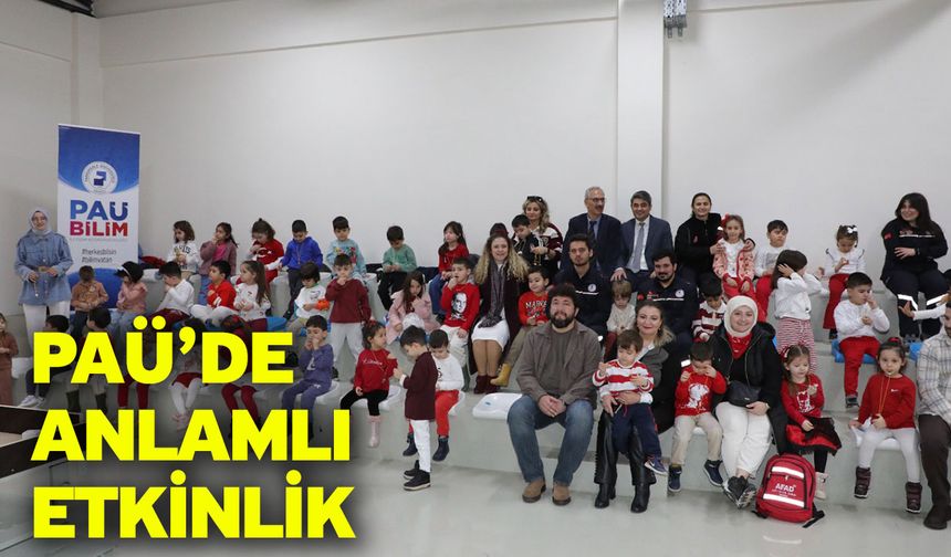 PAÜ’de Anlamlı Etkinlik: Minik Bilim İnsanlarından Yer Bilimine Yolculuk
