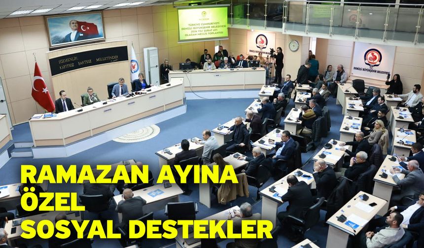 Denizli Büyükşehir Meclisi’nden çok yönlü destek paketi