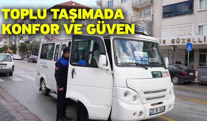 Büyükşehir Zabıtası’ndan şehir içi minibüslere denetim