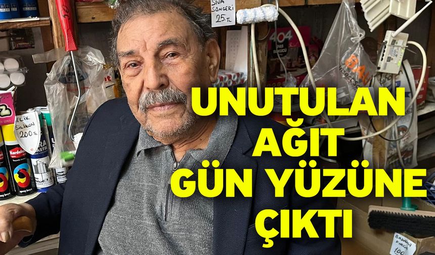 Unutulan ağıt gün yüzüne çıktı