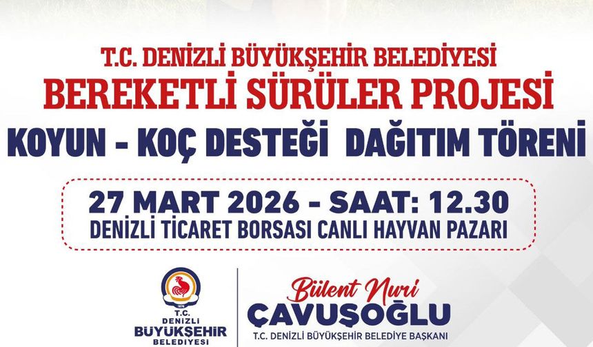 Bereketli sürüler yarın sahiplerini buluyor