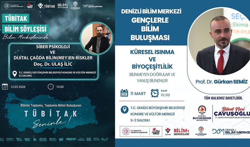 Büyükşehir’den Bilim Buluşmaları