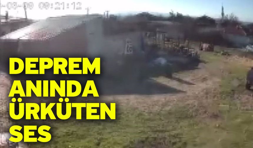 Deprem Anında Ürküten Ses