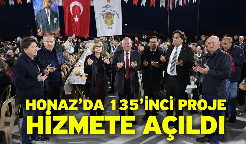 Honaz’da 135’inci Proje Hizmete Açıldı