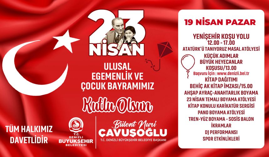 Denizli Büyükşehir Belediyesi 23 nisan