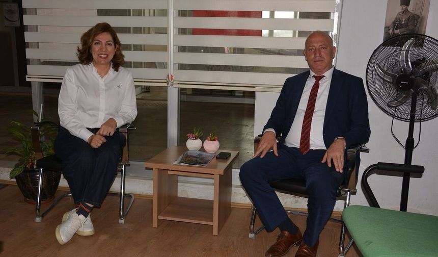 Başkan Kumral’dan Noter Figen Aytok’a Tebrik Ziyareti