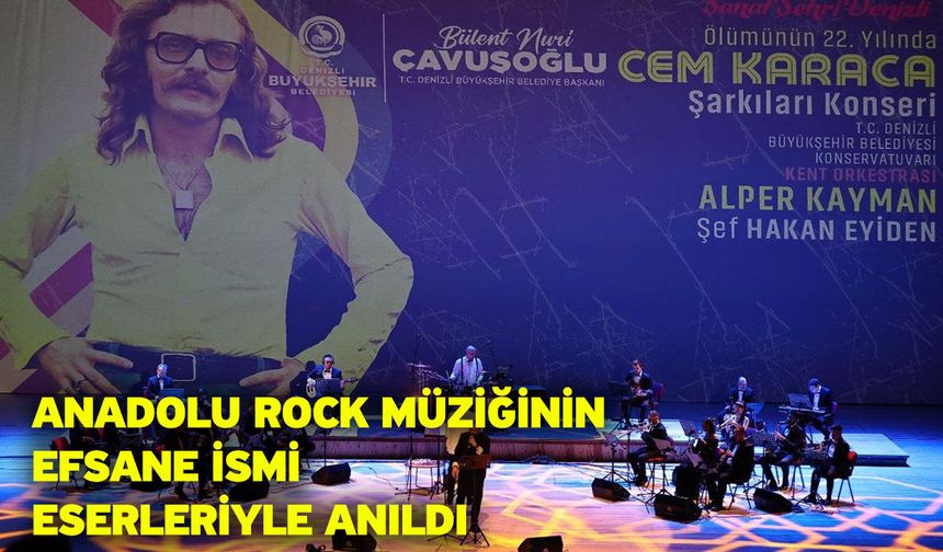 Denizli Büyükşehir’den Cem Karaca anısına konser