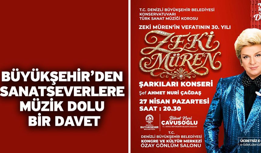 Denizli Büyükşehir’de sanat dolu bir hafta