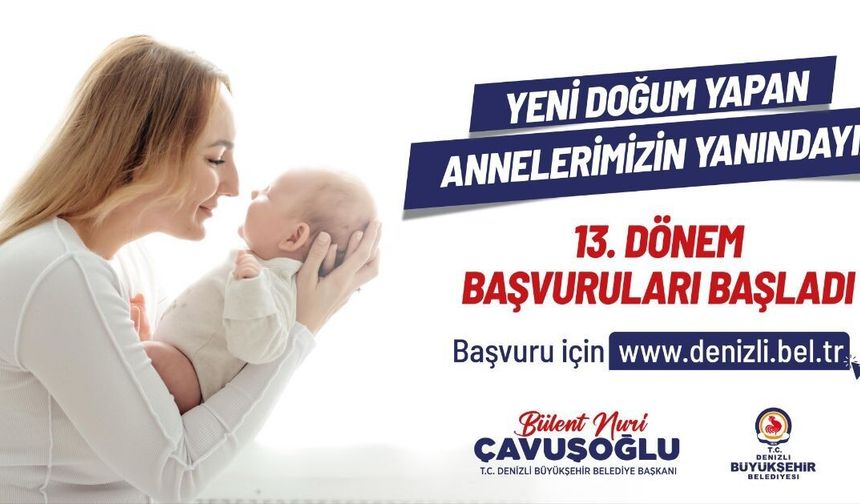 Büyükşehir’den yeni doğum yapan annelere 9 bin TL’lik destek