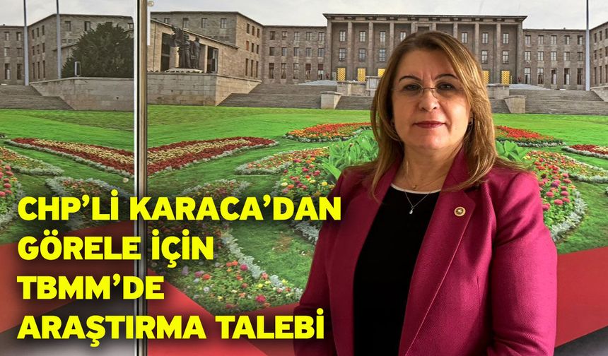CHP’li Karaca’dan Görele İçin TBMM’de Araştırma Talebi
