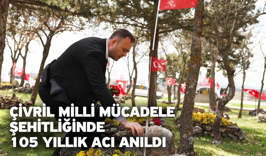 Çivril Milli Mücadele Şehitliğinde 105 yıllık acı anıldı
