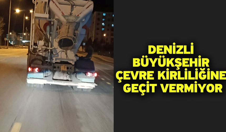 Denizli Büyükşehir çevre kirliliğine geçit vermiyor