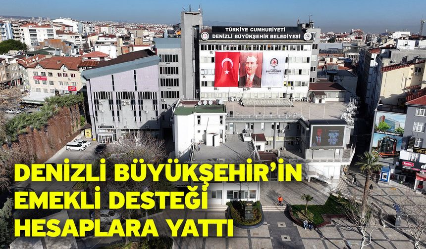 Büyükşehir’den emekliye toplam 16.250.000 TL destek