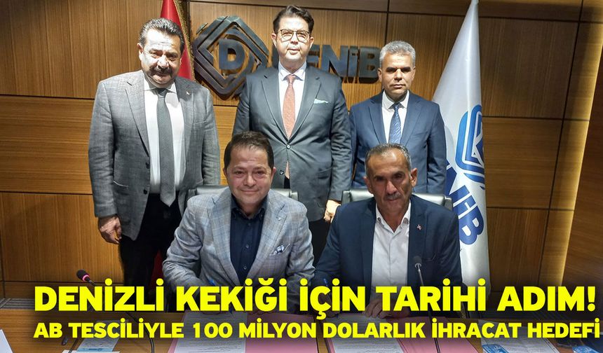 Denizli Kekiği İçin Tarihi Adım! AB Tesciliyle 100 Milyon Dolarlık İhracat Hedefi