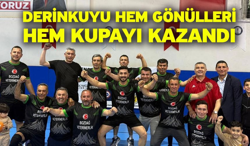 Derinkuyu hem gönülleri hem kupayı kazandı