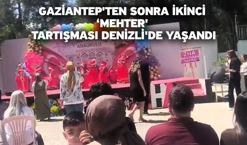 Gaziantep'ten sonra ikinci ‘mehter' tartışması Denizli'de yaşandı