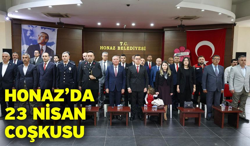 Honaz’da 23 Nisan Coşkusu