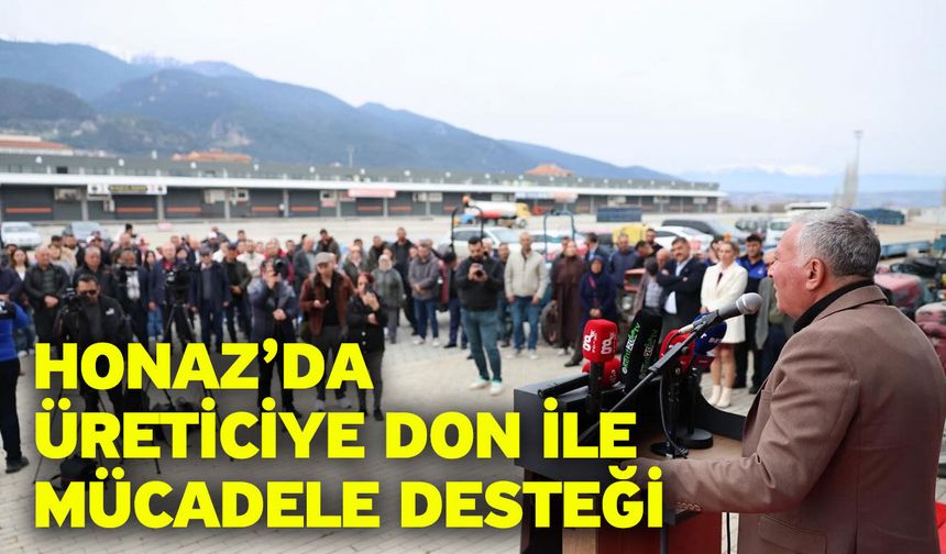 Honaz’da üreticiye don ile mücadele desteği