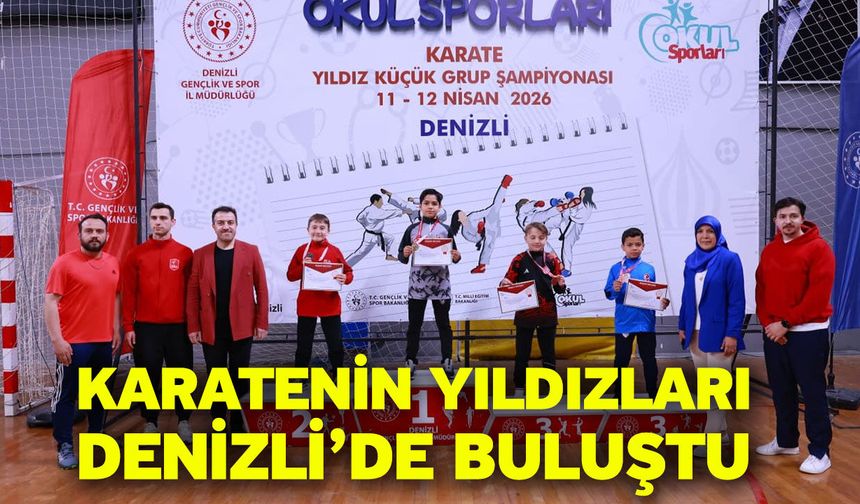 Karatenin yıldızları Denizli’de buluştu