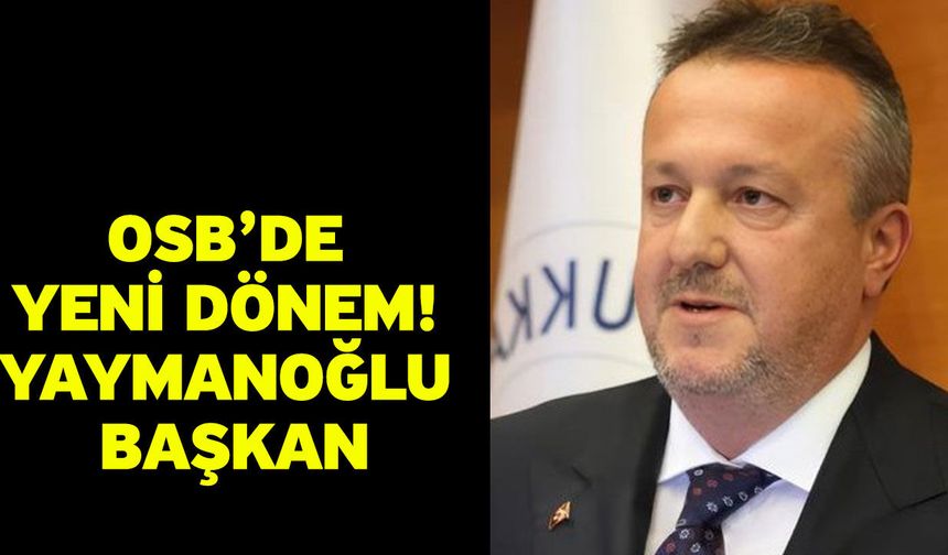 Denizli OSB’de Yeni Başkan Selim Yaymanoğlu Oldu