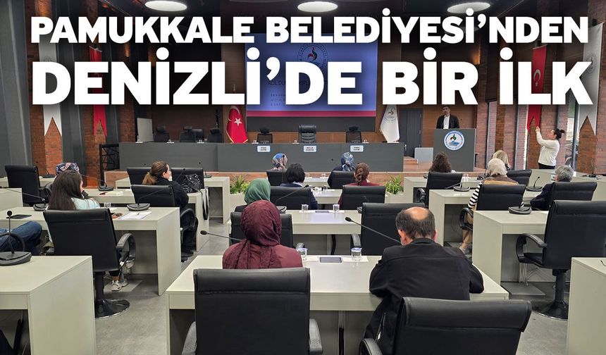 Pamukkale Belediyesi’nden Denizli’de Bir İlk