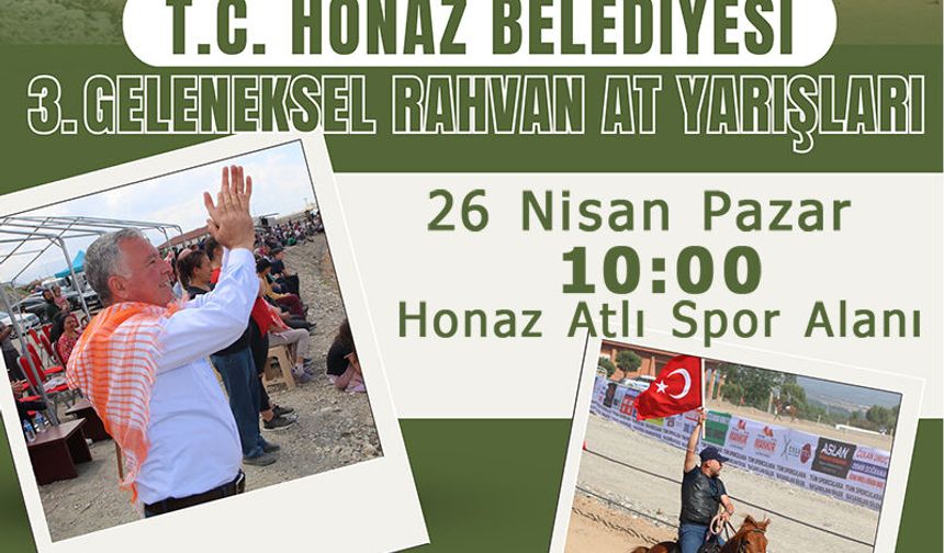 Honaz Belediyesi Rahvan At Yarışları