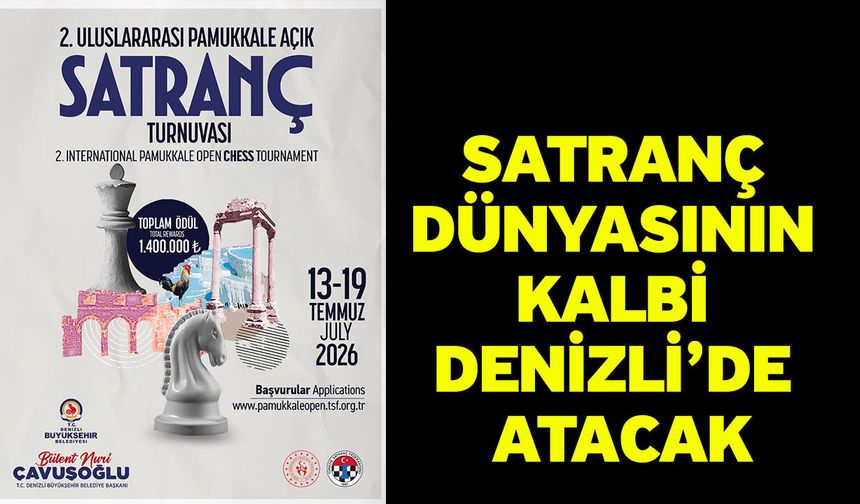Turnuva için geri sayım başladı: 13-19 Temmuz’da Denizli’de