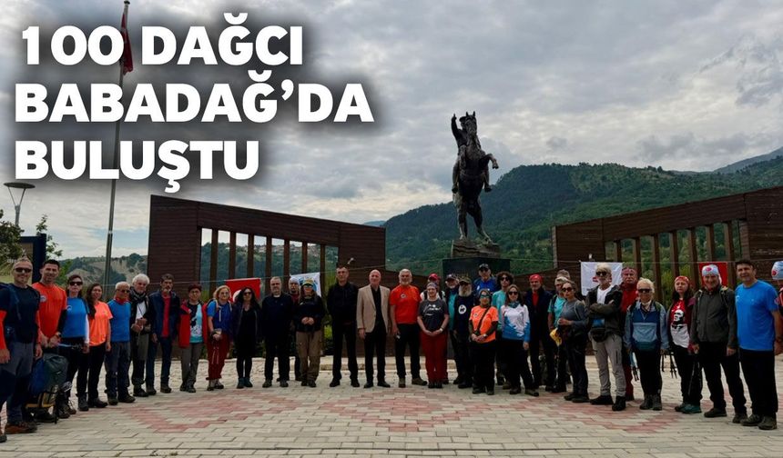 100 dağcı Babadağ’da buluştu