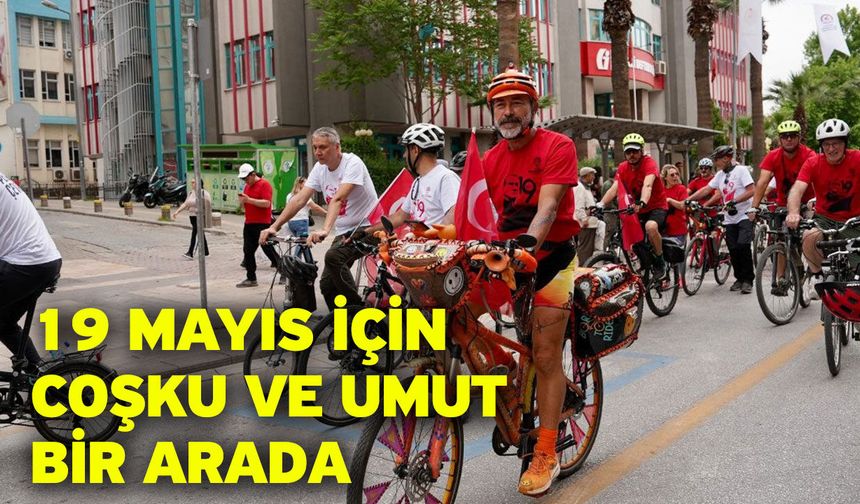 Büyükşehir’in “Umuda Pedal Çevir” Bisiklet Şenliği kortej yürüyüşüyle başladı