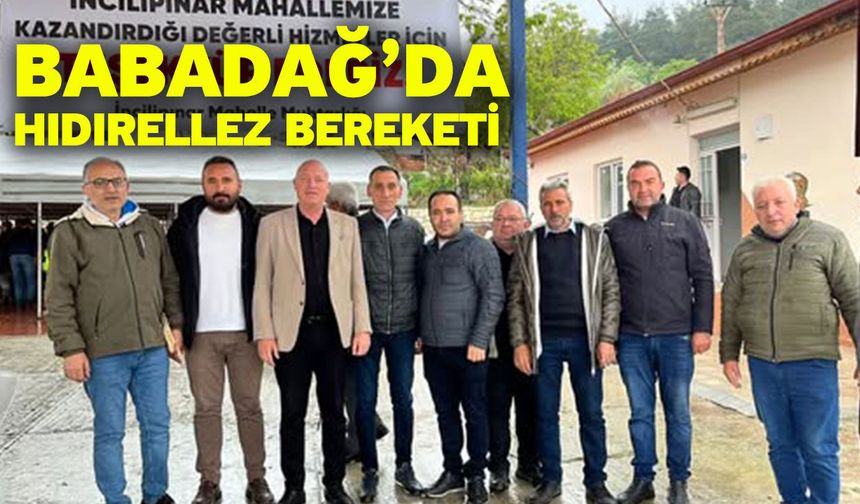 Babadağ’da Hıdırellez Bereketi