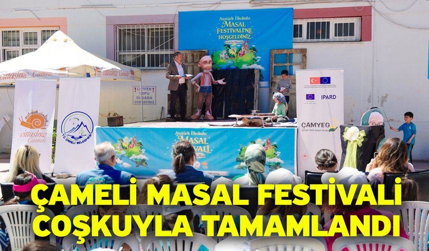 Çameli Masal Festivali coşkuyla tamamlandı