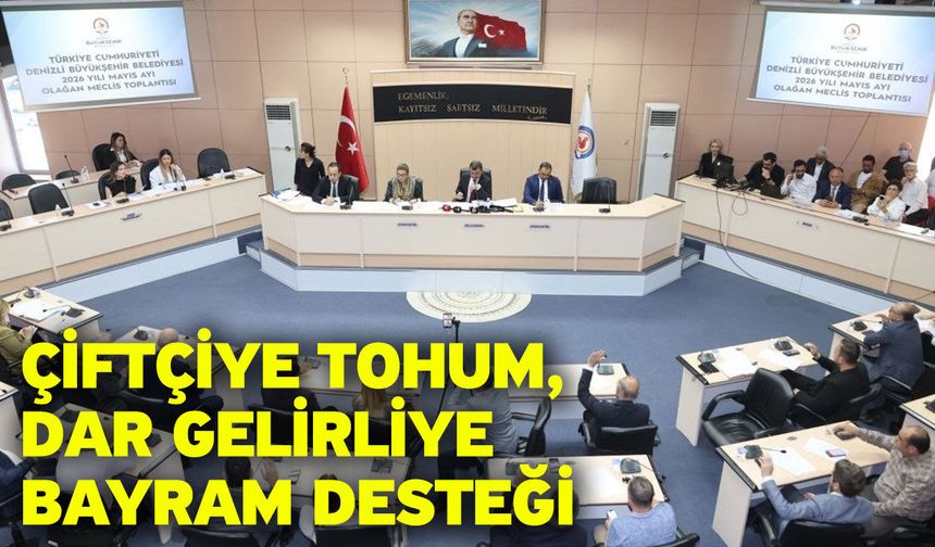 Çiftçiye Tohum, Dar Gelirliye Bayram Desteği