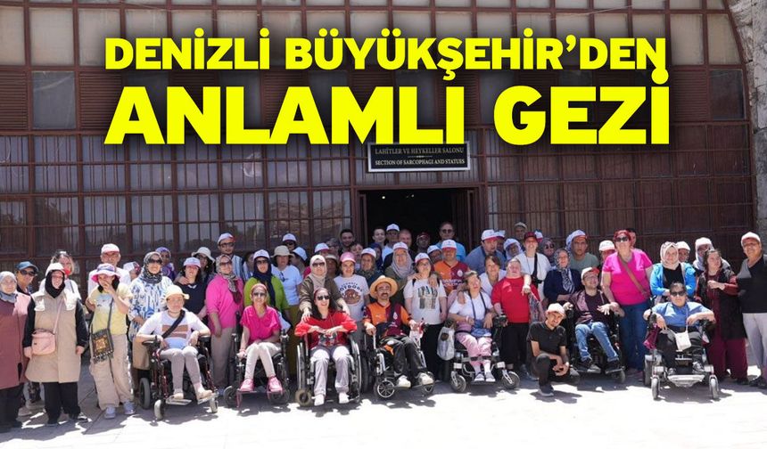 Engelliler ve yakınları beyaz cennet Pamukkale’de buluştu