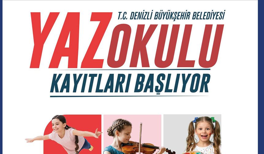 Denizli Büyükşehir’in yaz okulu kayıtları başlıyor