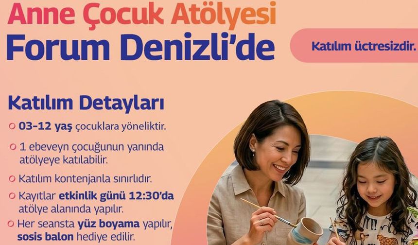 Forum Denizli'de Anneler Günü etkinlikleri